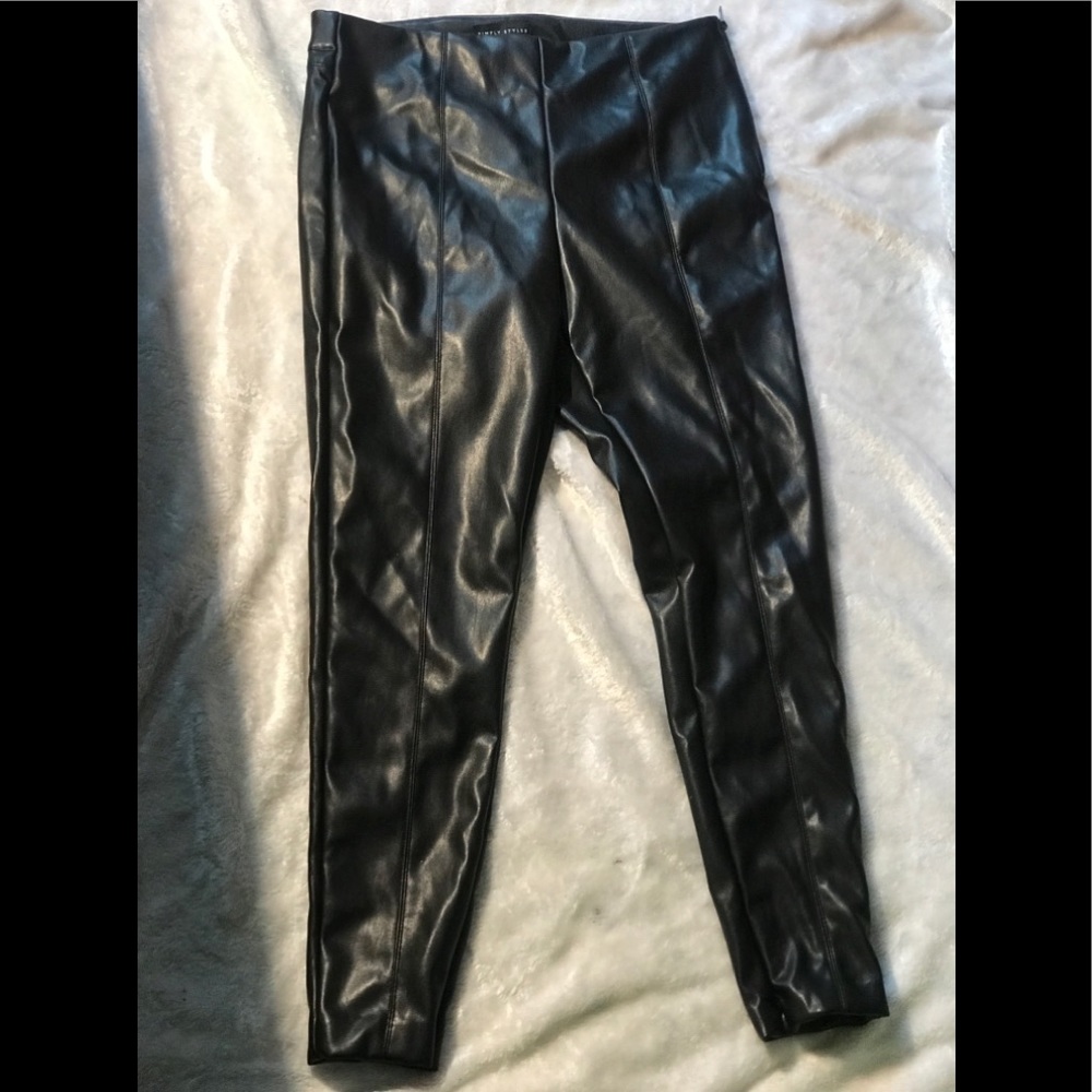 Faux Leather Pants